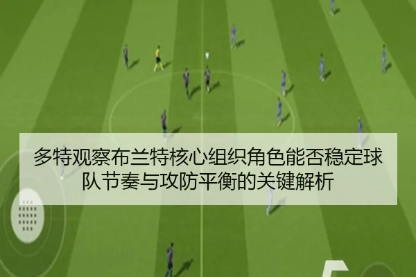 多特观察布兰特核心组织角色能否稳定球队节奏与攻防平衡的关键解析